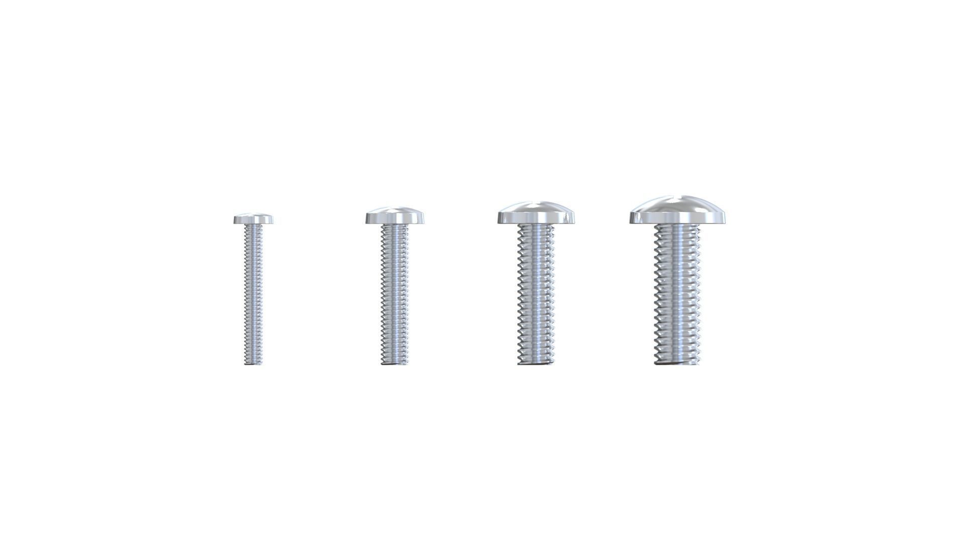 screws M2-M5 3D print model_7