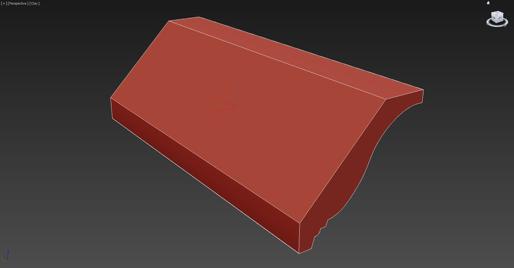 Cornice Moulding Low-poly 3D model_4