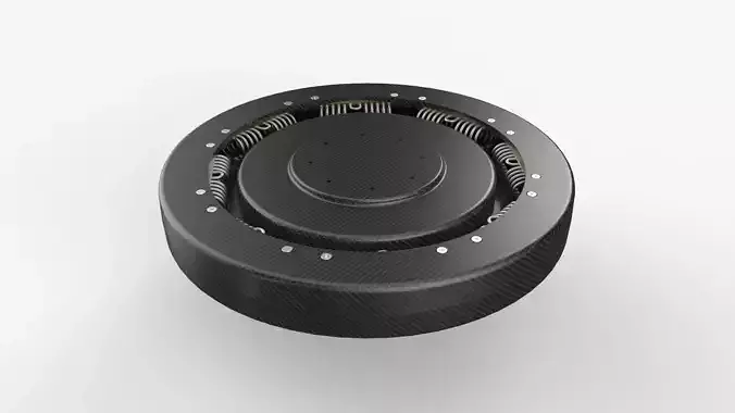 Carbon Fiber Damper for Aerial Camera System 3D model
