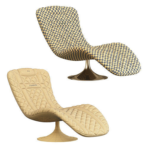 Chaise longue Formitalia 3D model 5