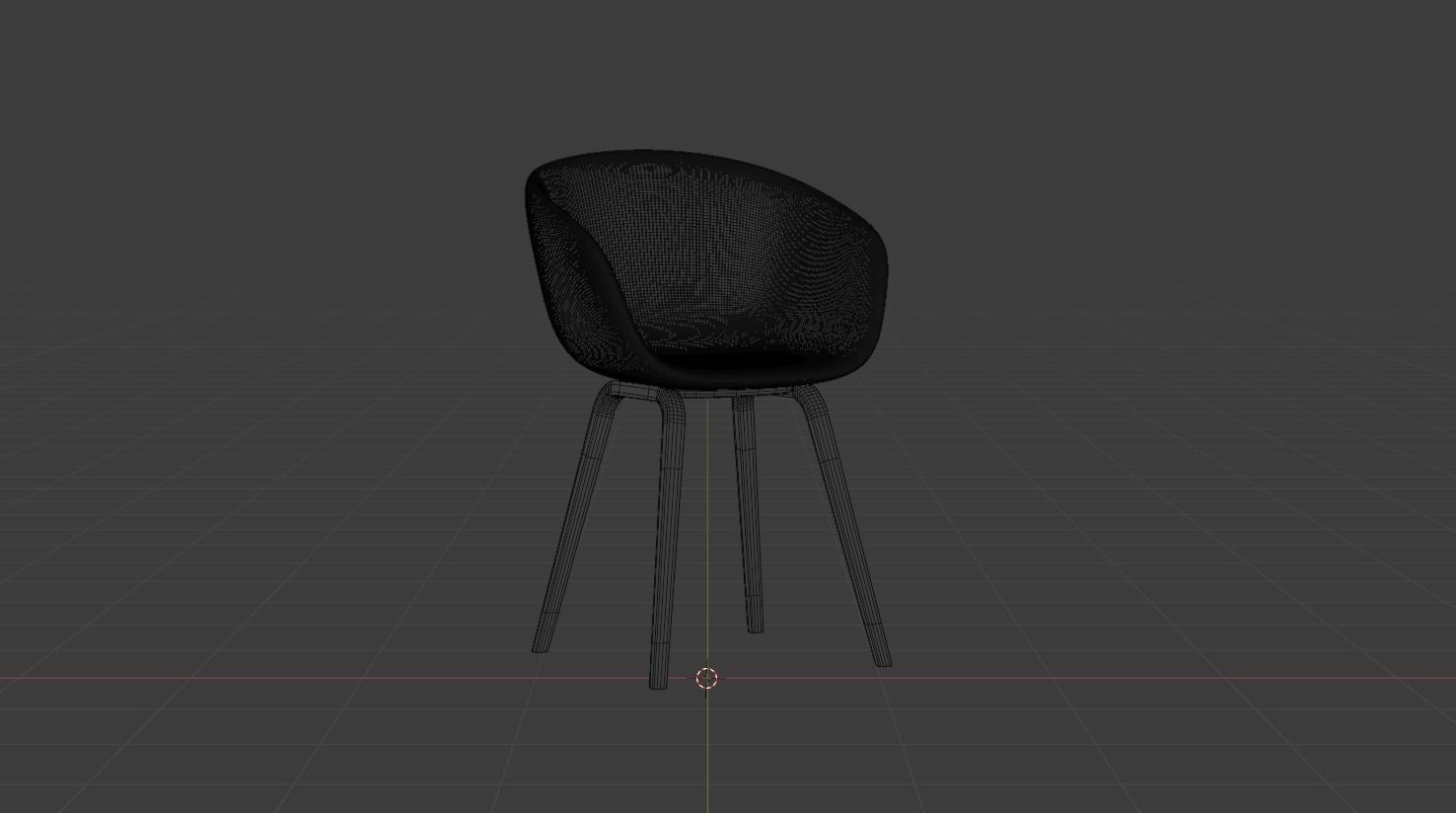 Modern chair 3D model_6