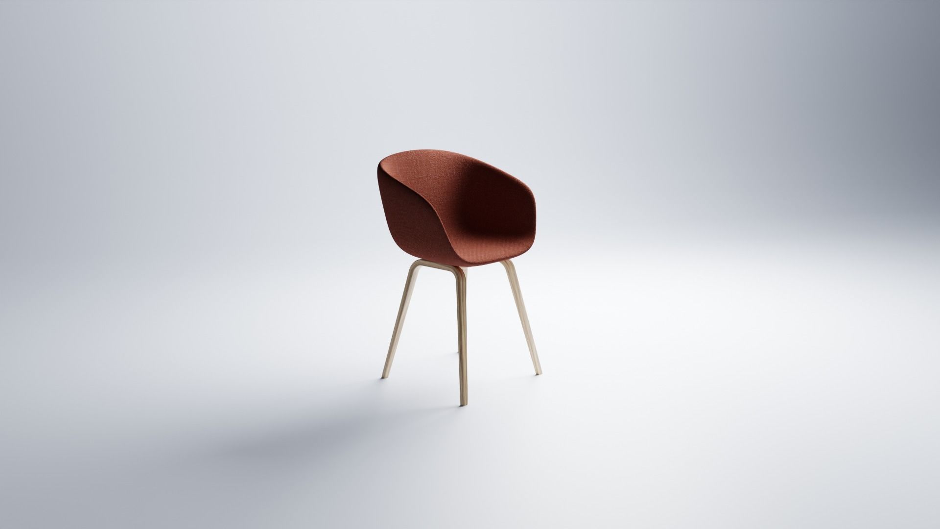 Modern chair 3D model_2
