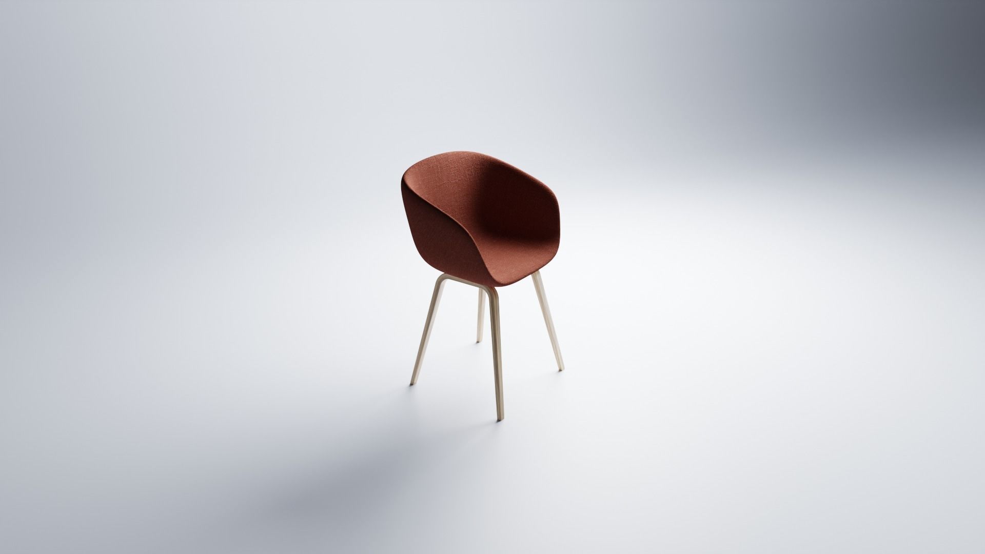 Modern chair 3D model_3