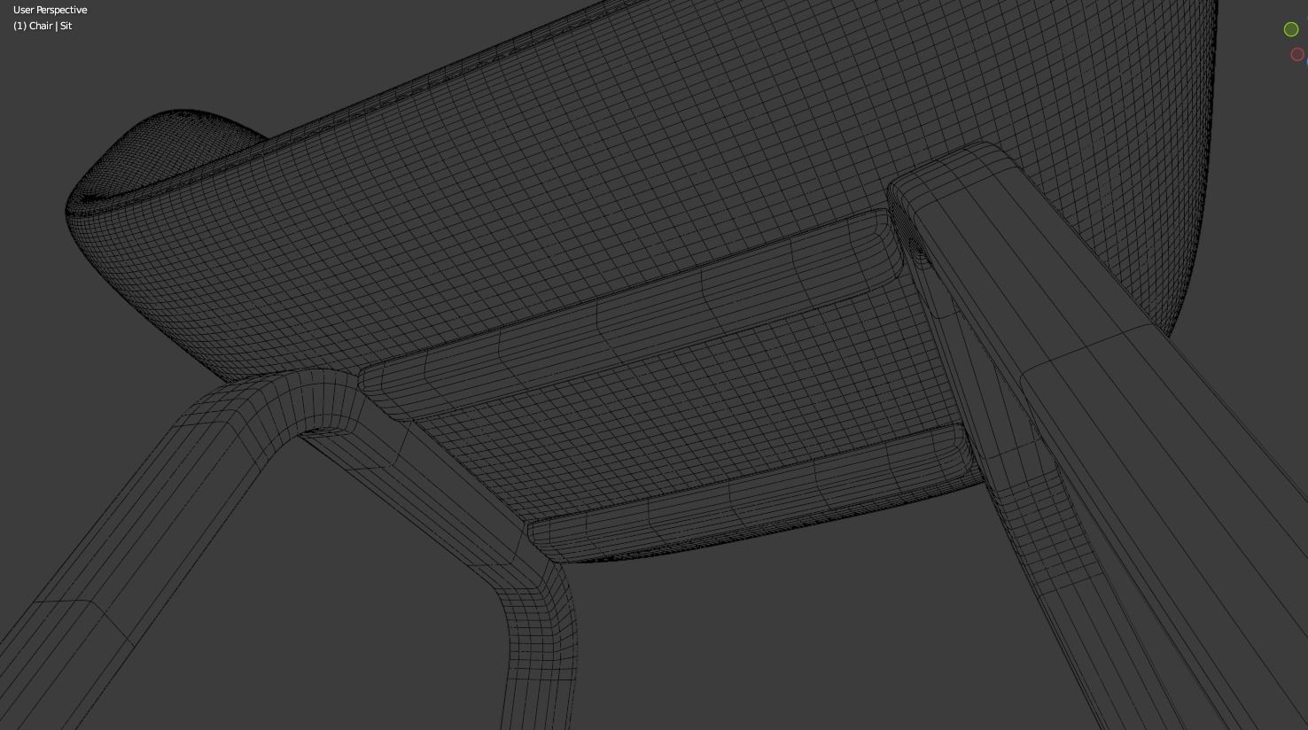 Modern chair 3D model_7