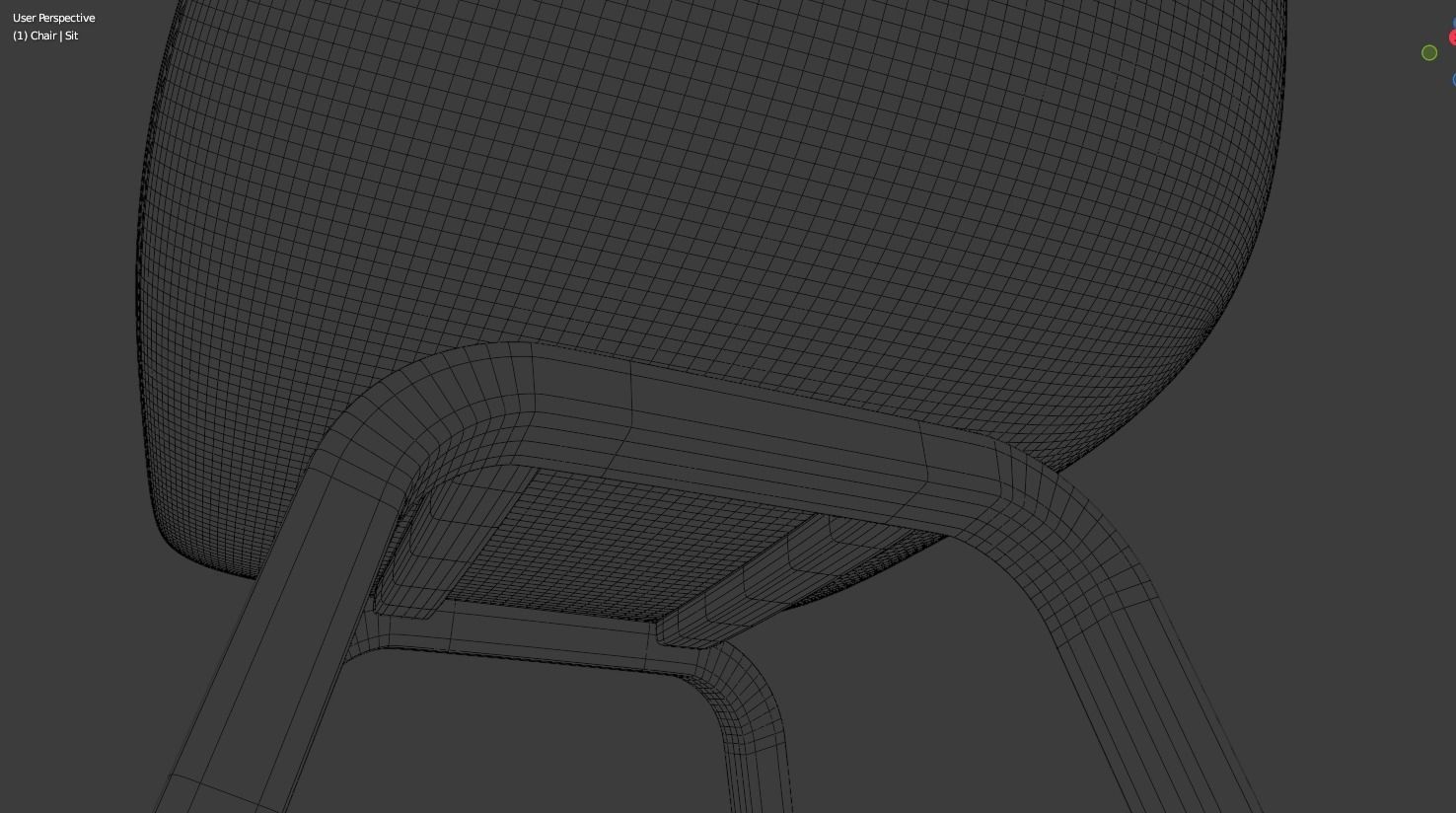 Modern chair 3D model_8