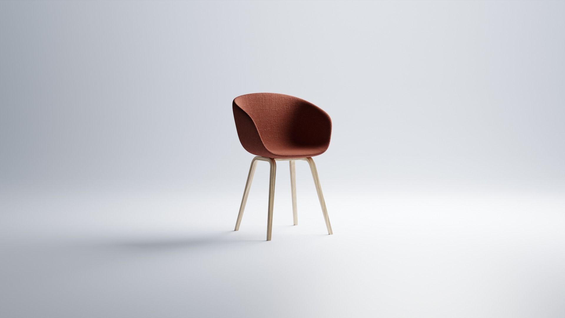 Modern chair 3D model_1