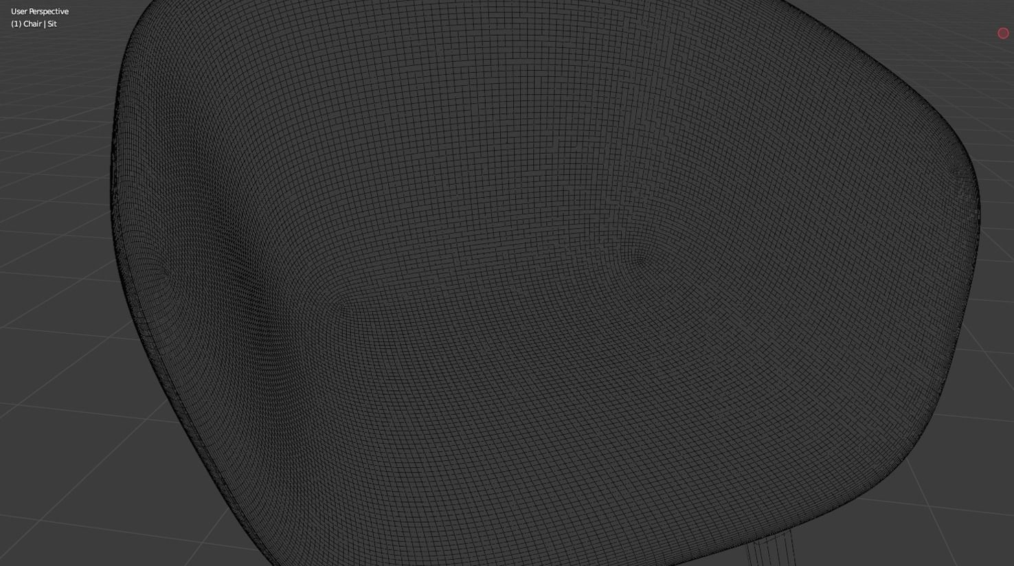 Modern chair 3D model_9