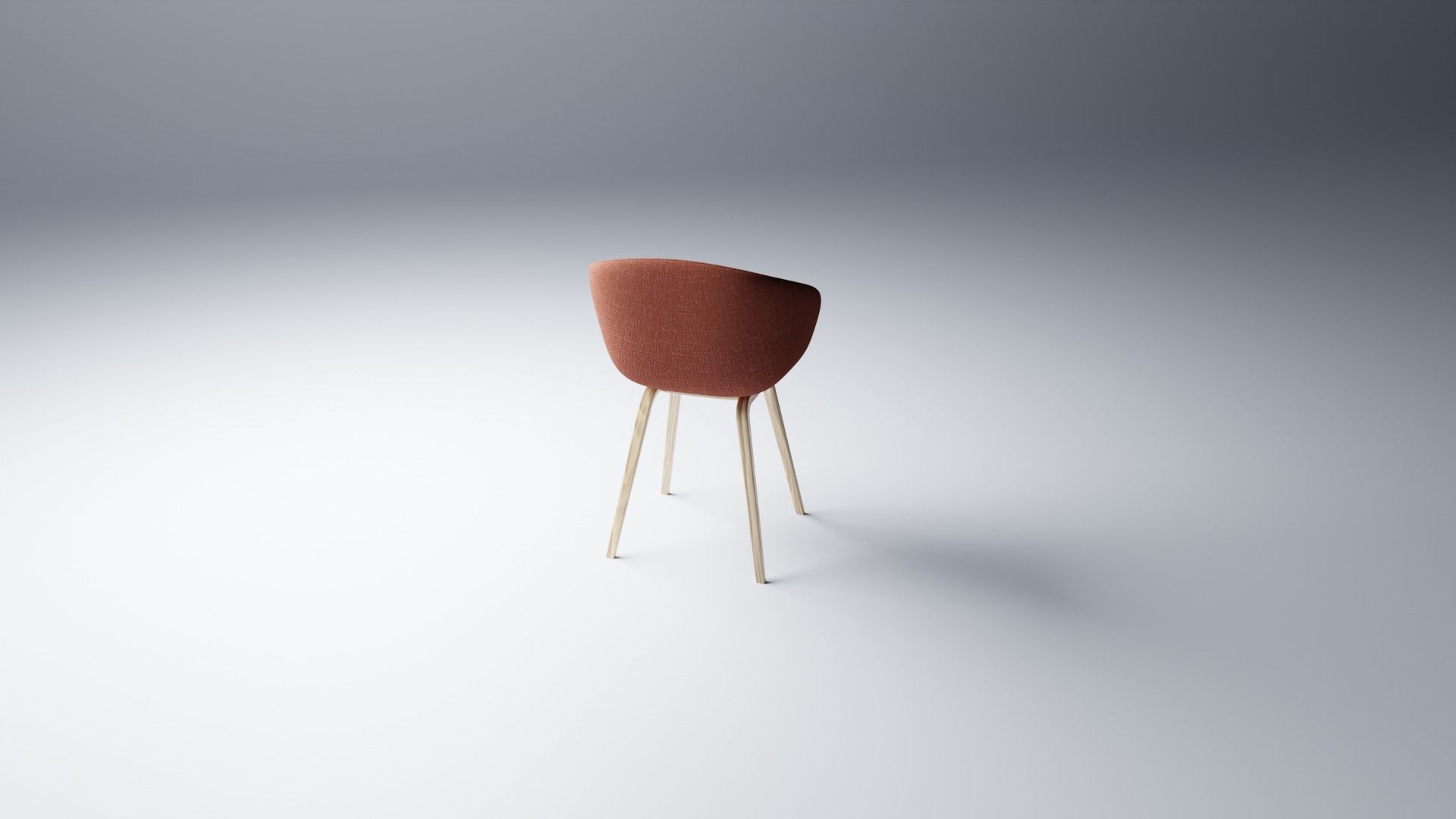 Modern chair 3D model_4