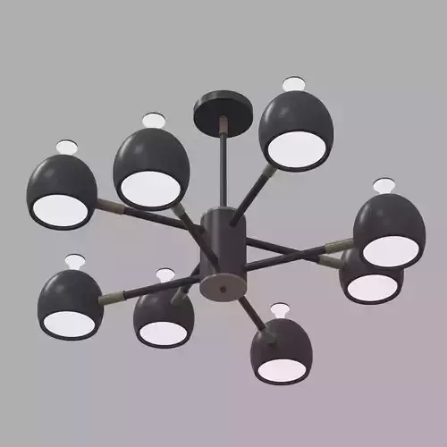 Chandelier with six lights