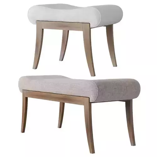 Kravet Robert Saddle by Lee Jofa Bench 