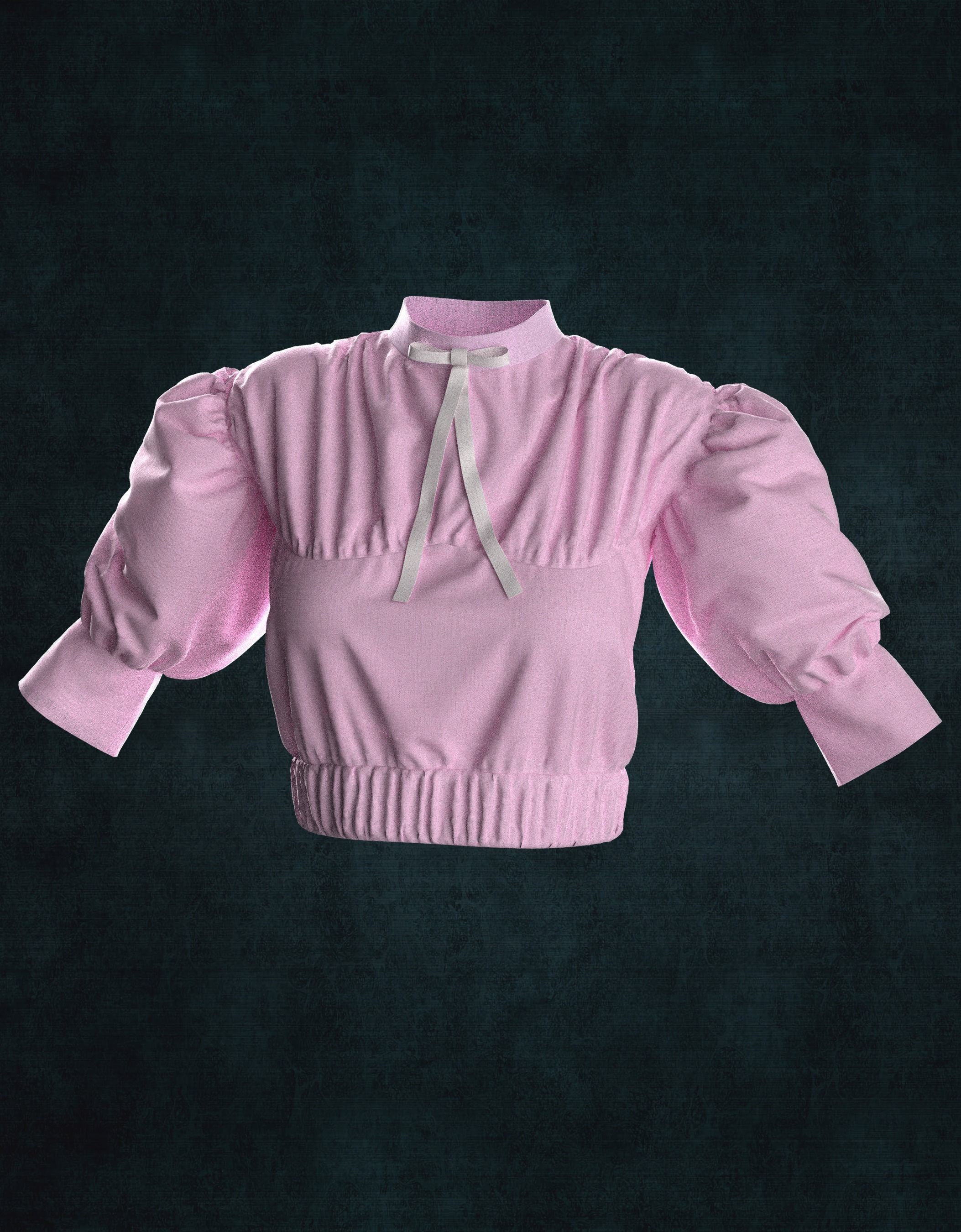 Female Shirts 2 3D model_3