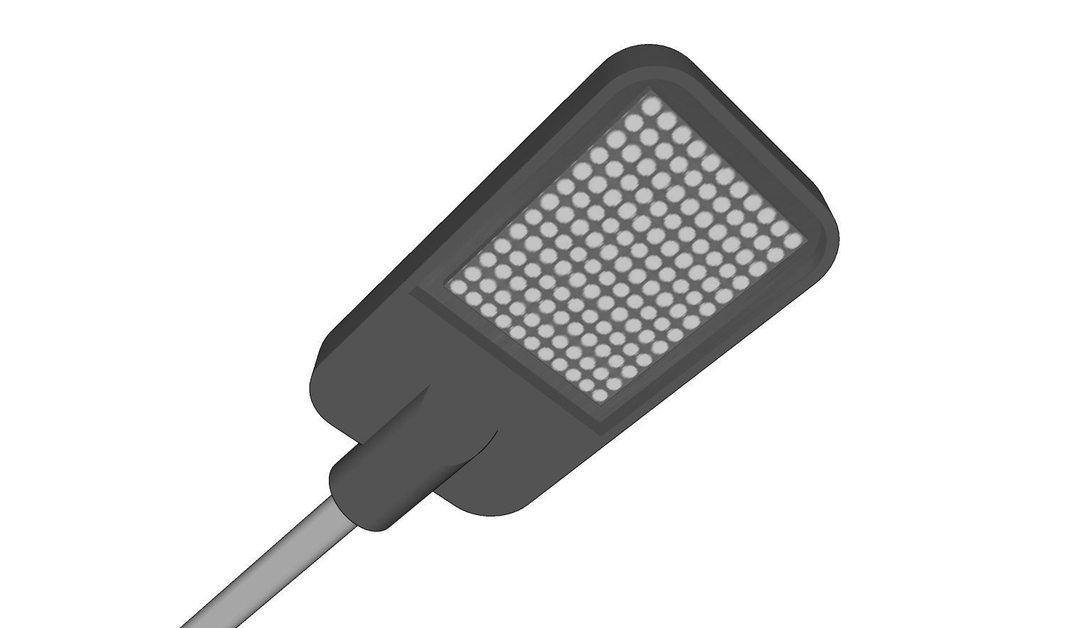 Lamp Post - Light Pole - Light Post - Street Light 08 3D model_6