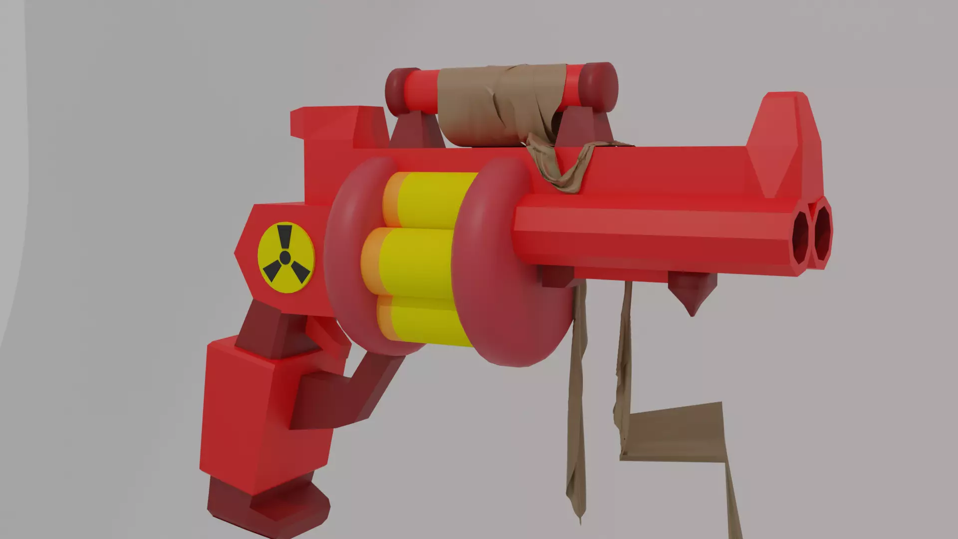 Gun3d toy gun Free low-poly 3D model