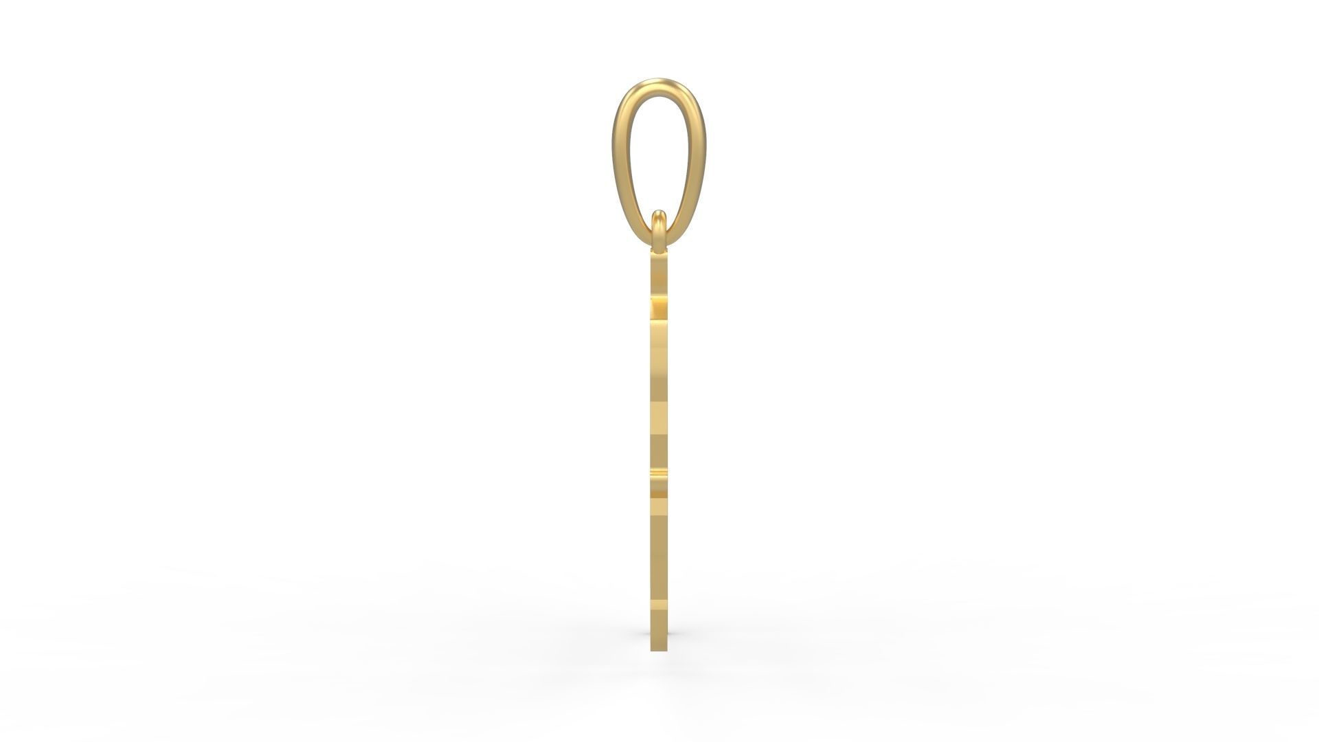 Initial Letters Pendant Mistral A 3D print model_2