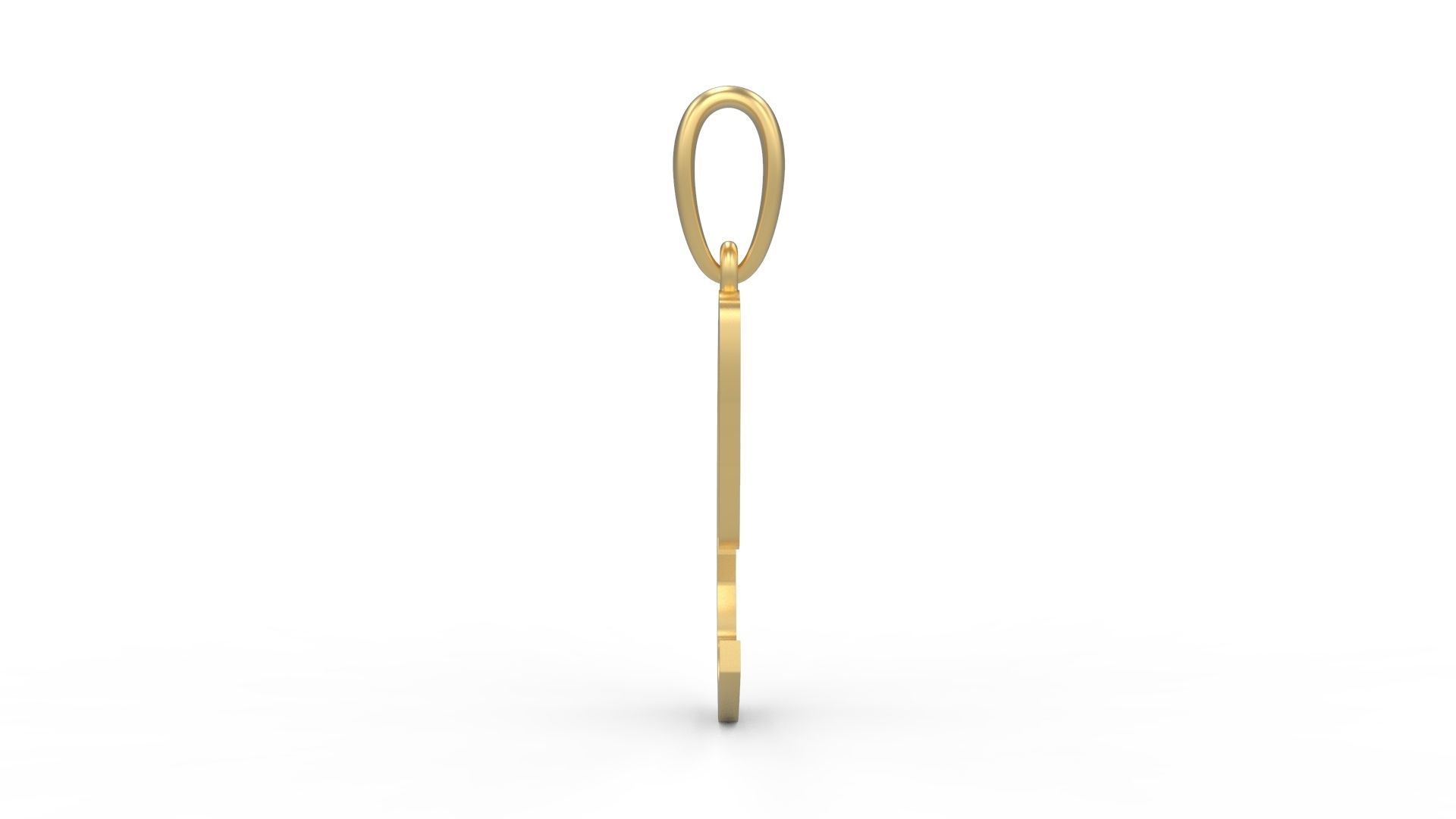 Initial Letters Pendant Mistral C 3D print model_2