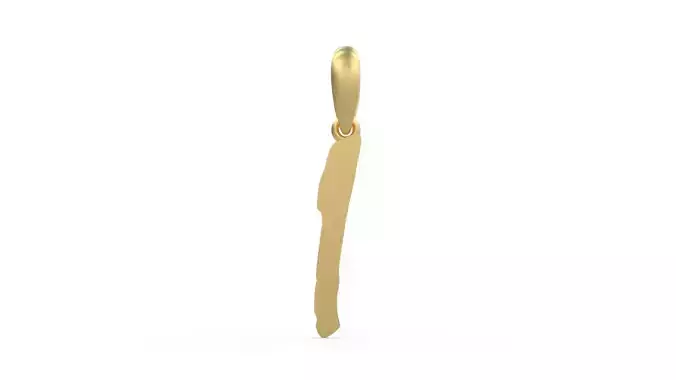 Initial Letters Pendant Mistral I 3D print model
