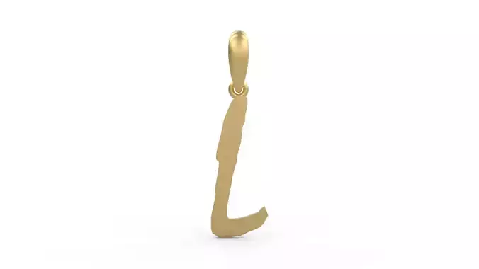 Initial Letters Pendant Mistral L 3D print model