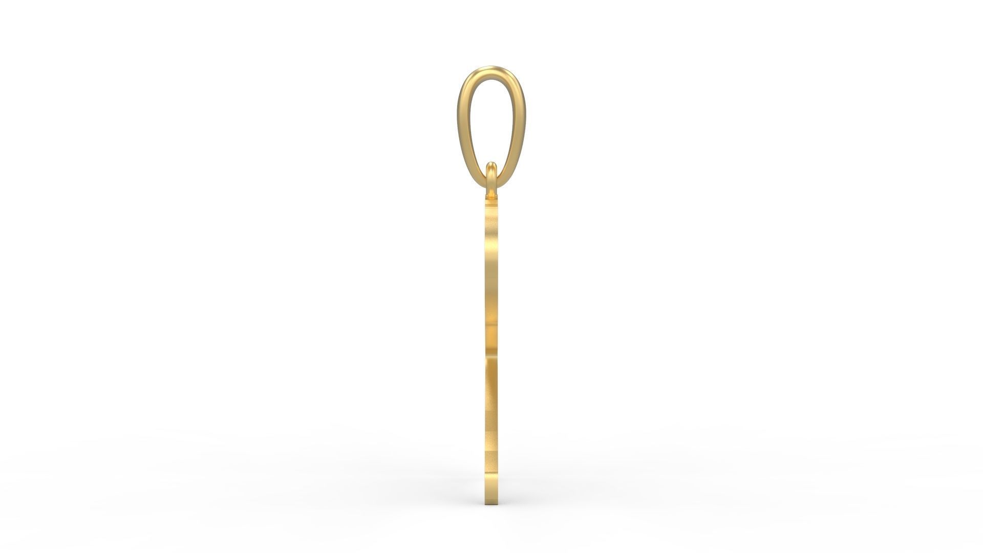 Initial Letters Pendant Mistral R 3D print model_2