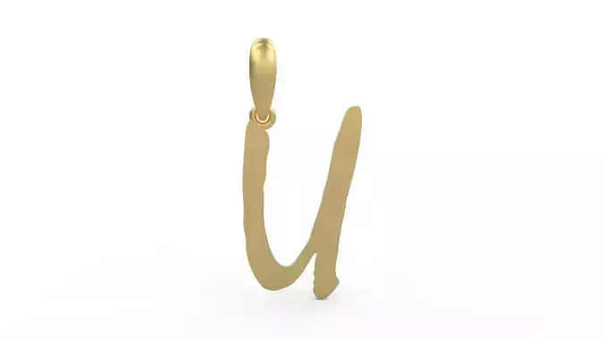 Initial Letters Pendant Mistral U