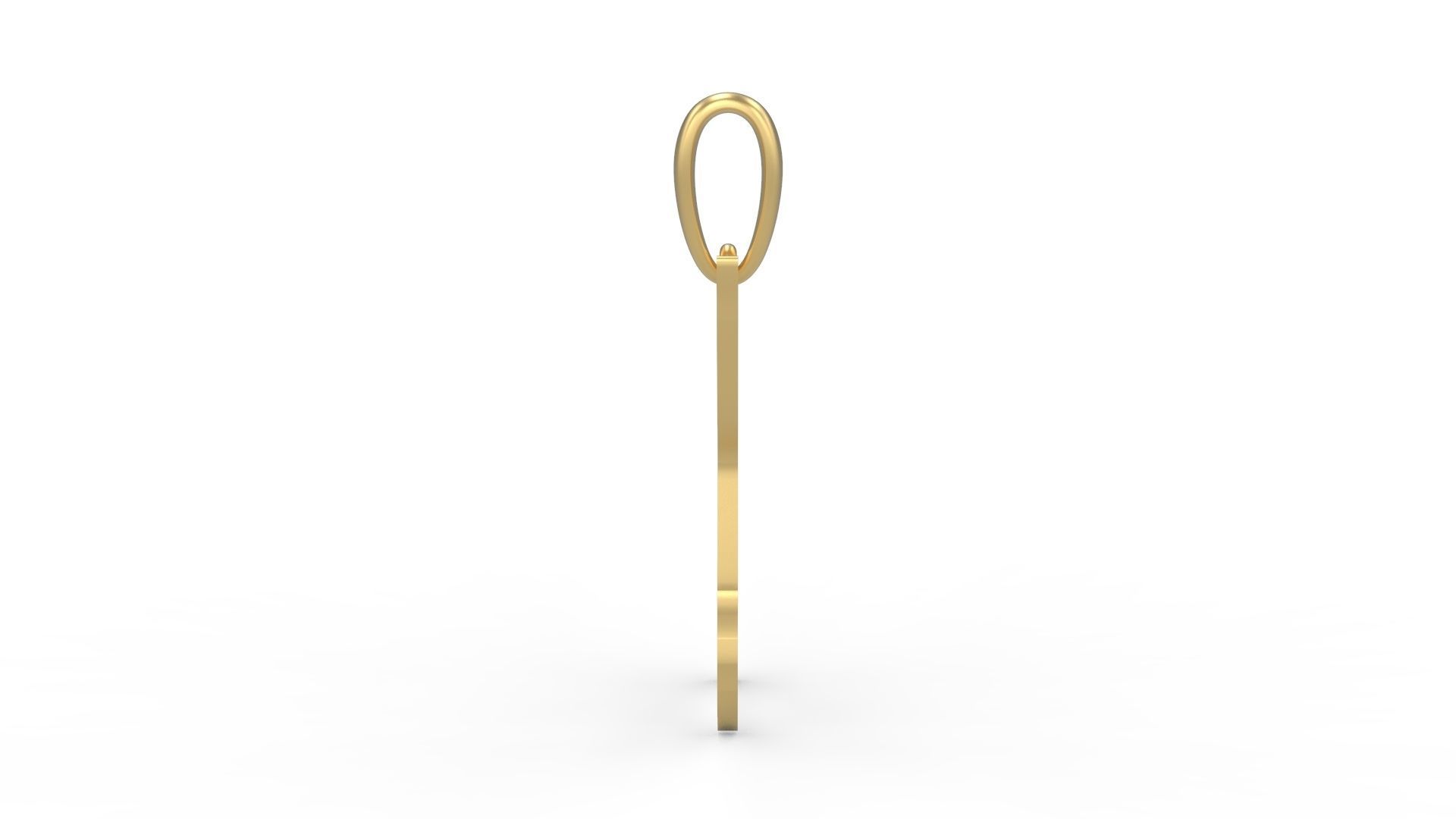 Initial Letters Pendant Mistral X 3D print model_2