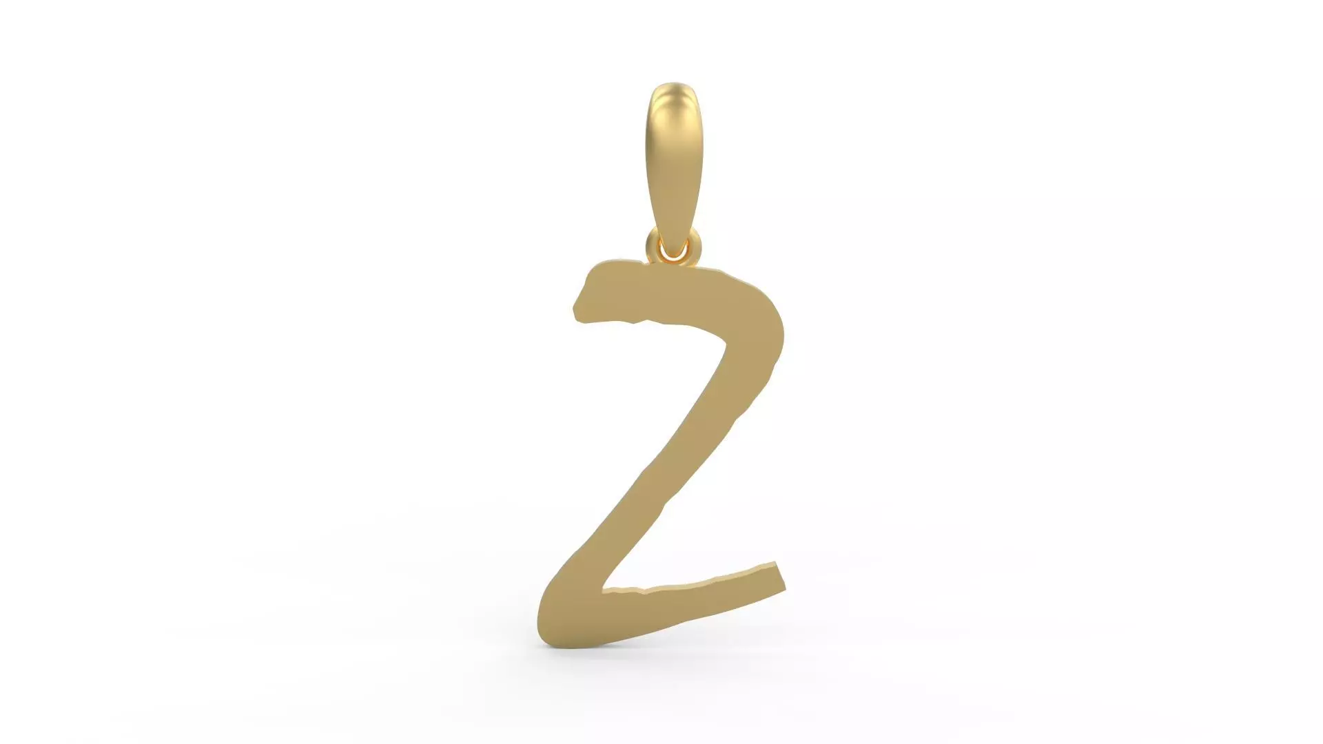 Initial Letters Pendant Mistral Z 3D print model