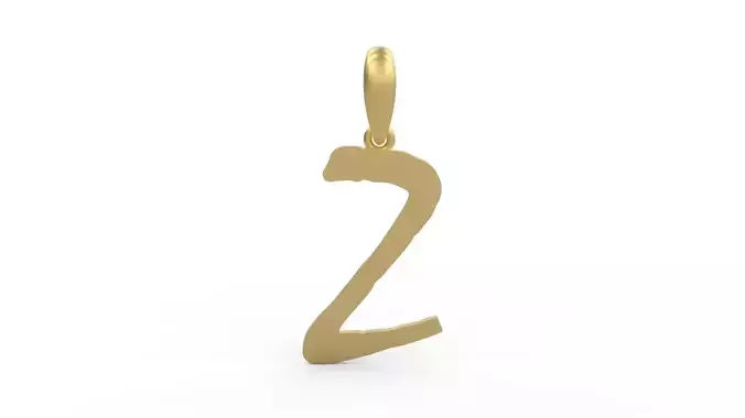Initial Letters Pendant Mistral Z