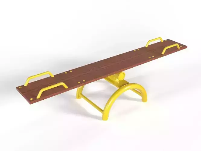 Playground Wooden see saw 