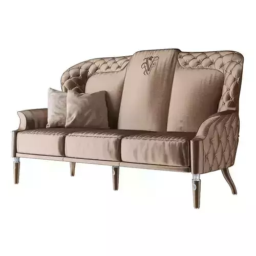 Ipe Cavalli Visionnaire cop beige Alice dv sofa Low-poly 3D model