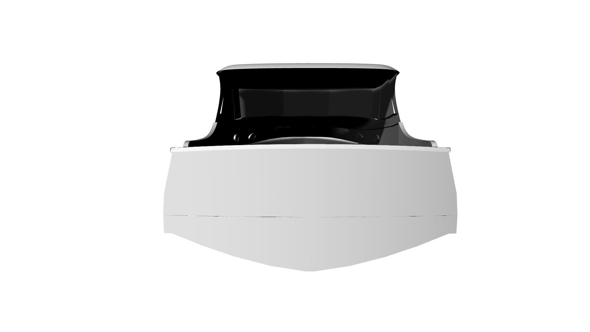 34 Foot Classic Downeast Boat  Hull Design 3D model_13