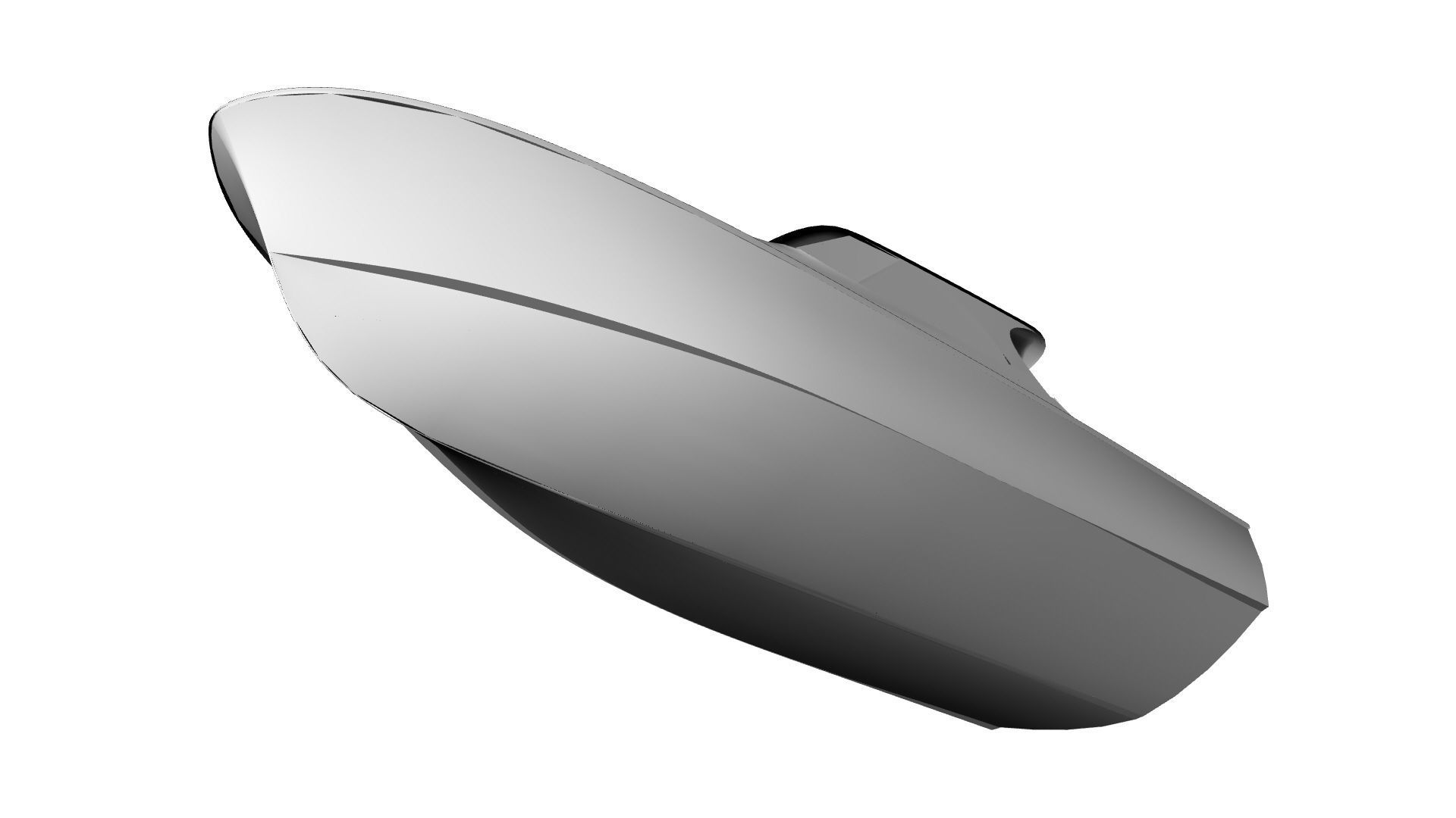 34 Foot Classic Downeast Boat  Hull Design 3D model_10