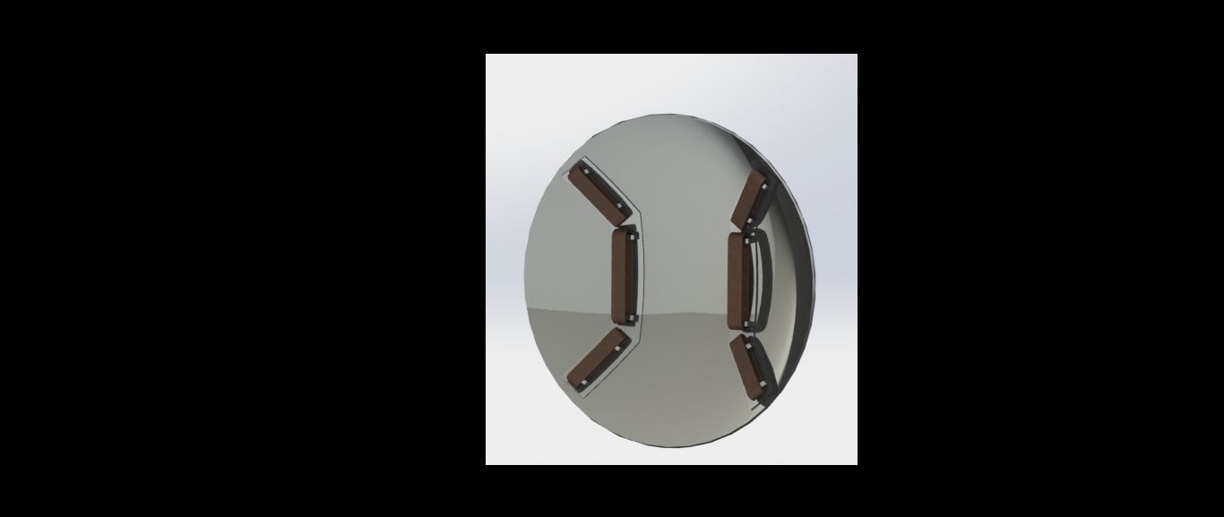 Capitan america shield 3D model_1