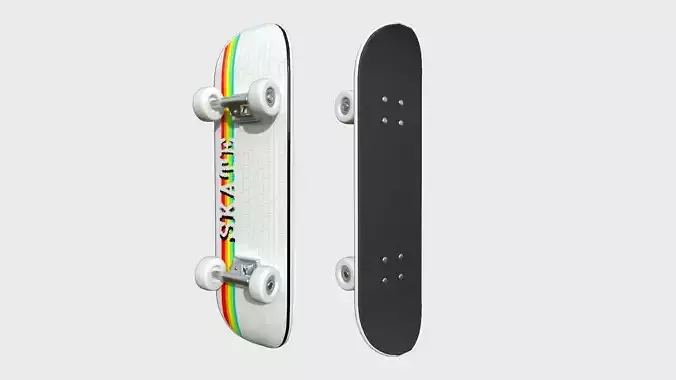 Cartoon Skate 08 White - Character Sport Equipment