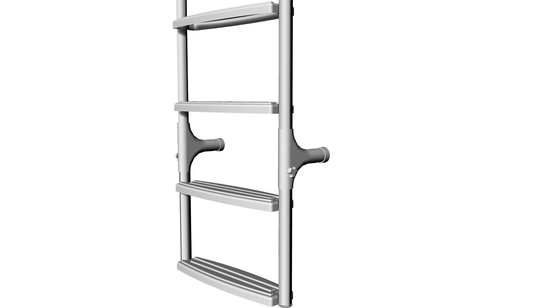 Carbon Fiber Yacht Swim Ladder  3D model_11