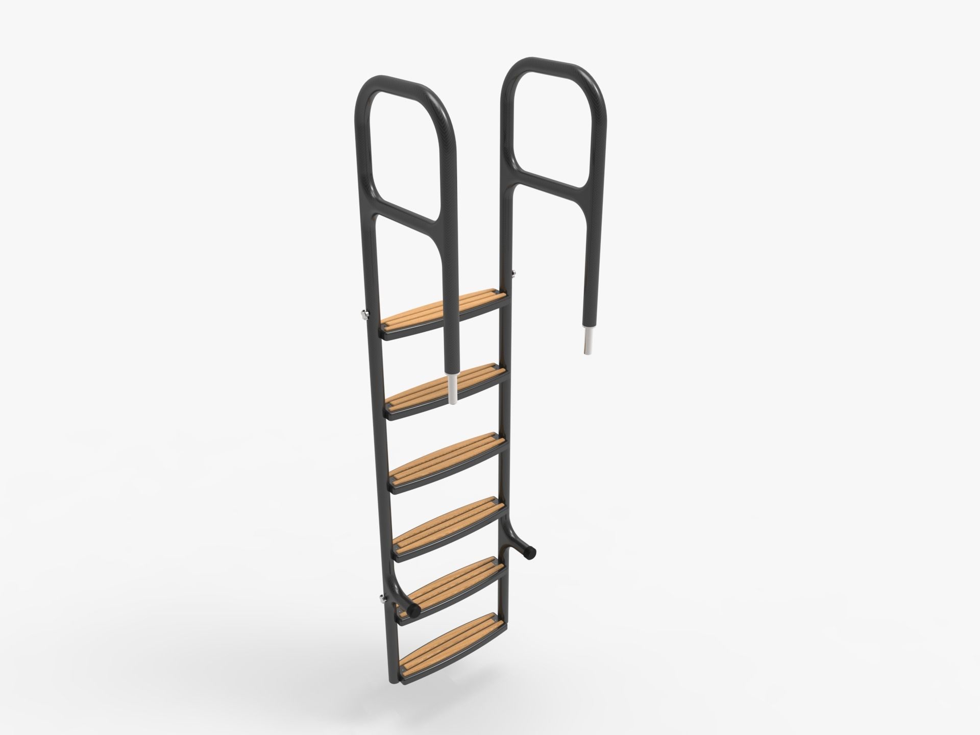 Carbon Fiber Yacht Swim Ladder  3D model_1