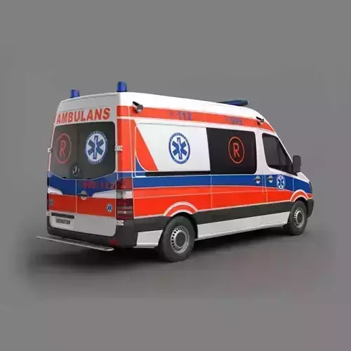 Ambulance Car 3D model