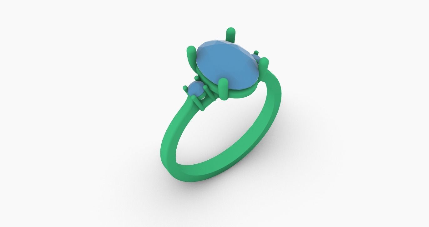  Beautiful ring 3D print model_7