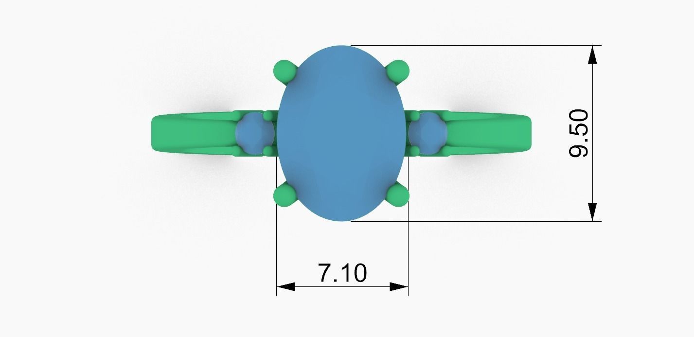  Beautiful ring 3D print model_4