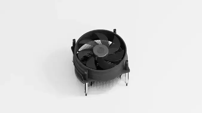 CPU Fan Cooler Master 3D model
