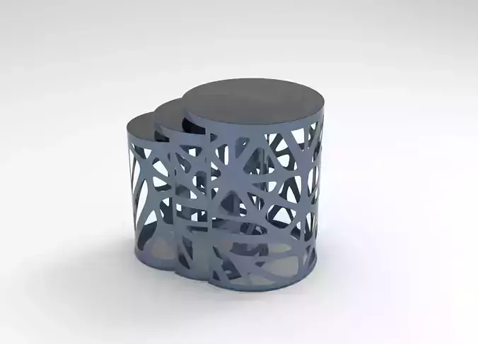 Metal Round Table 02