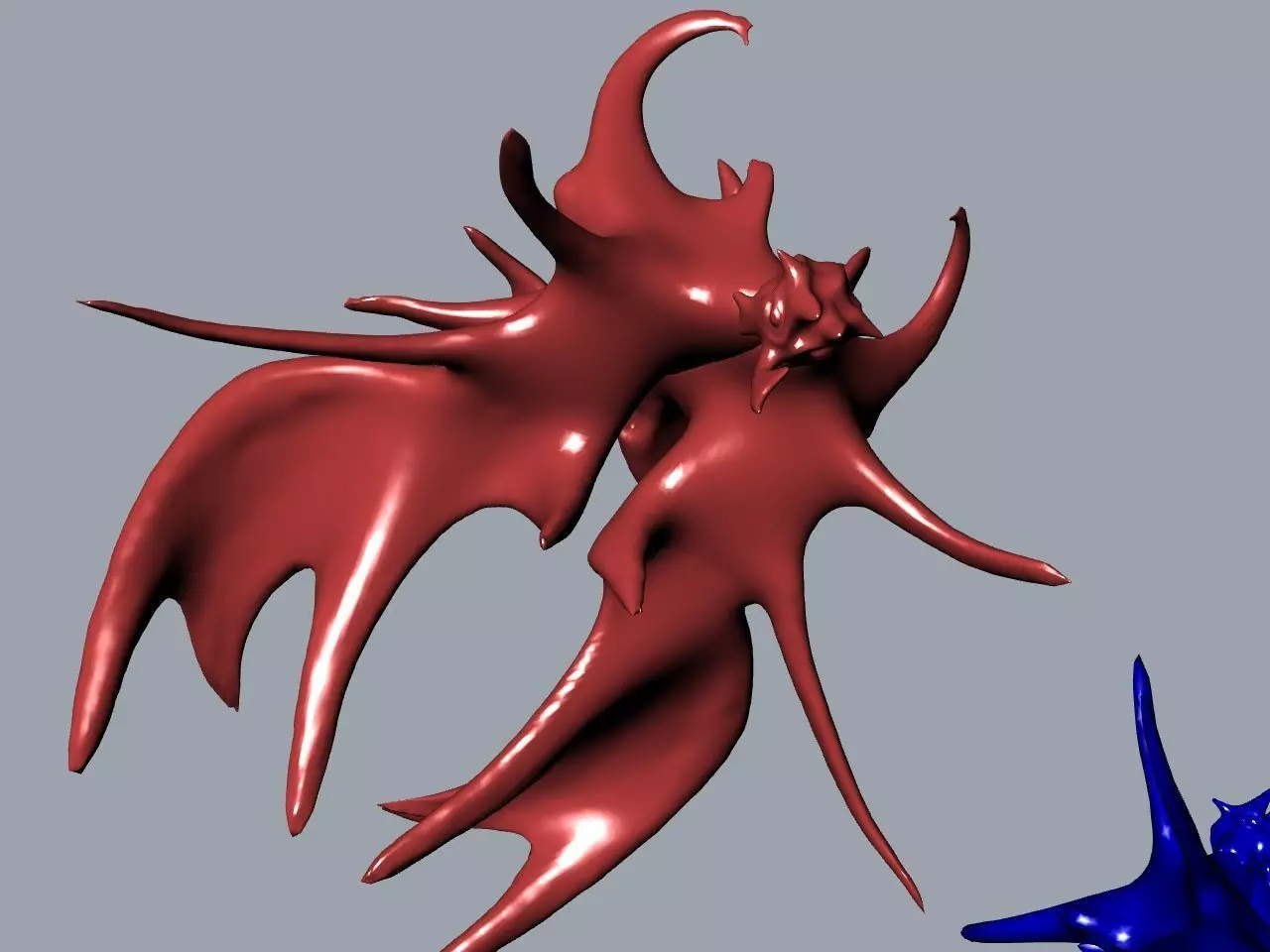 Dino dragon bird stl file verified toy 3D print model_0