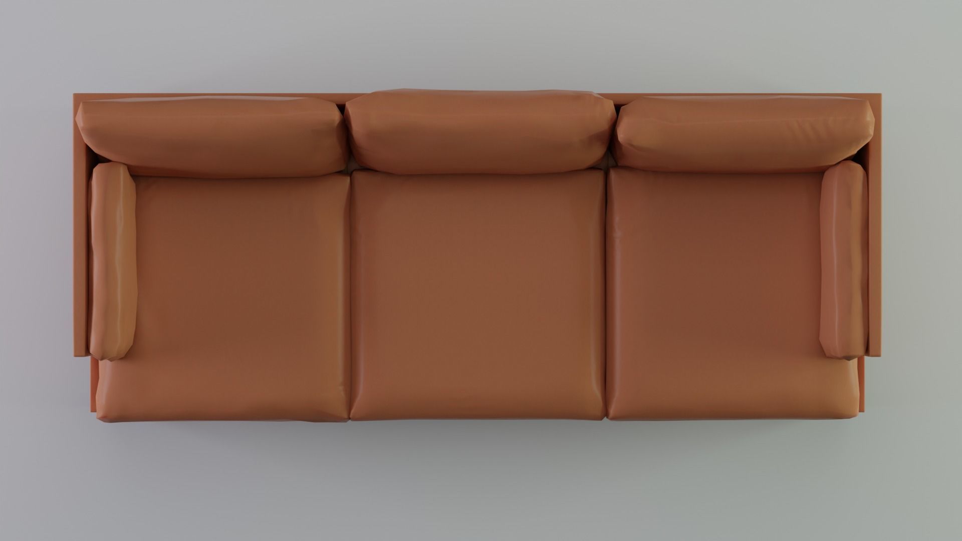 Leather Sofa Free low-poly 3D model_4