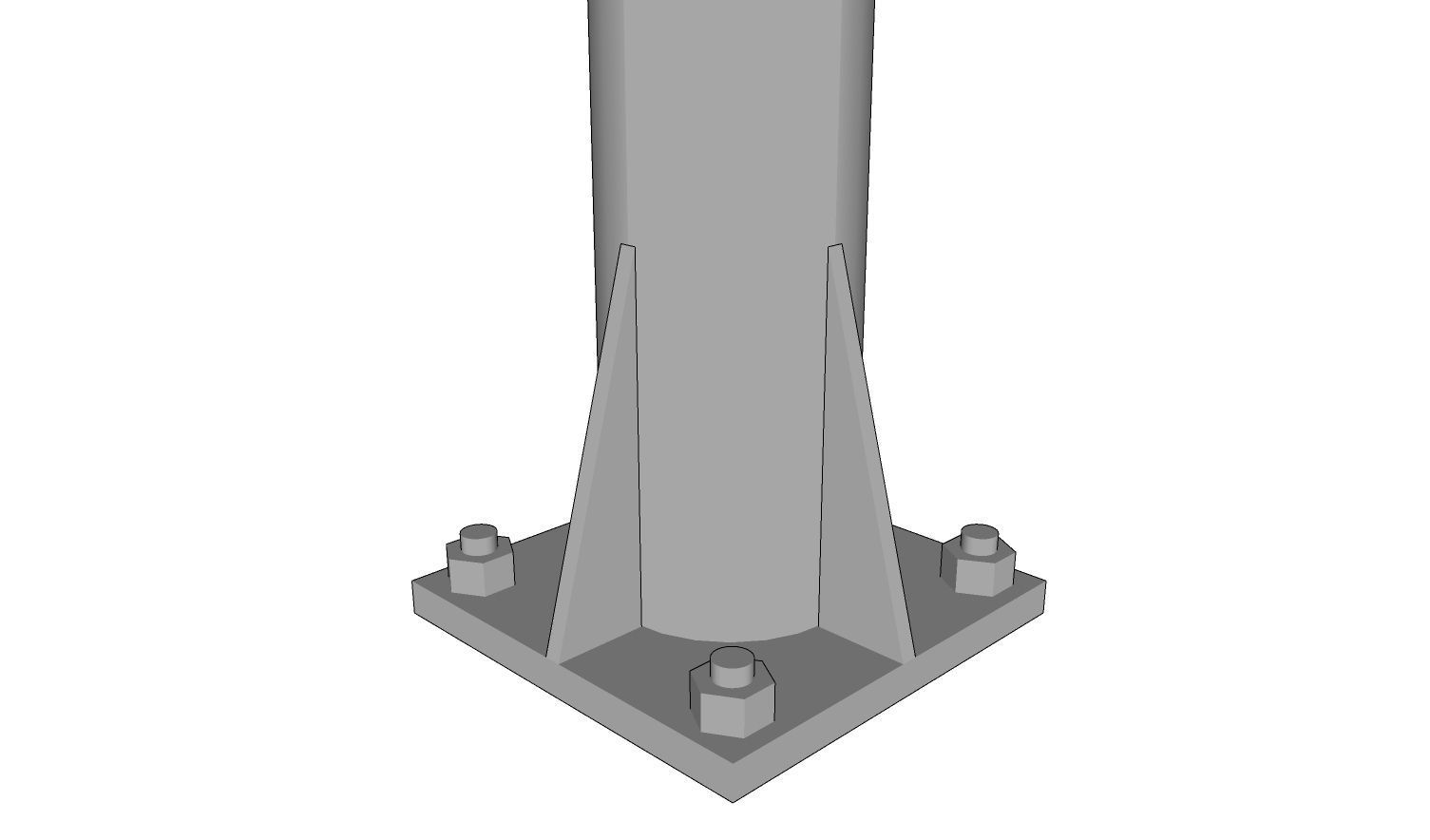 Lamp Post - Light Pole - Light Post - Street Light 11 3D model_5