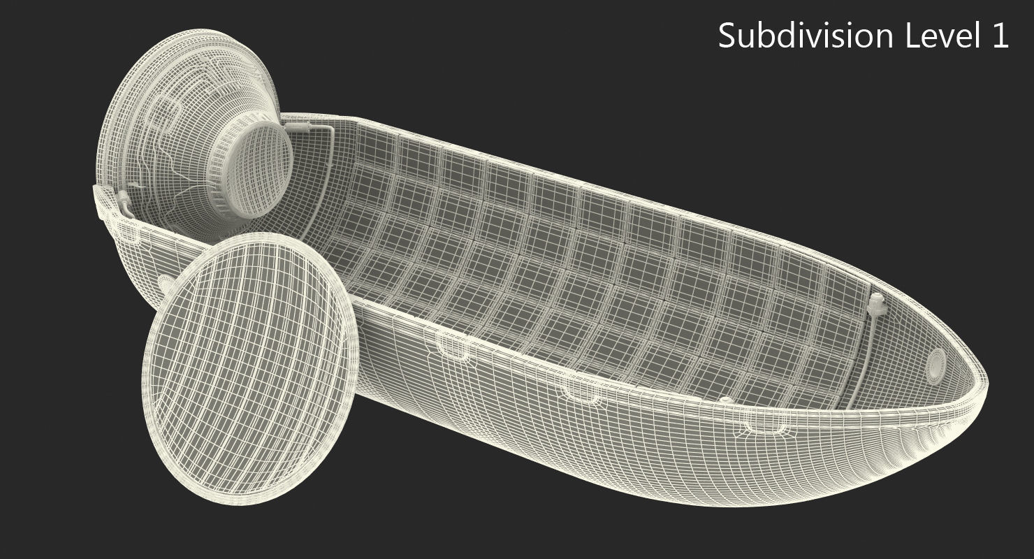Spaceship Payload Capsule 3D model_10