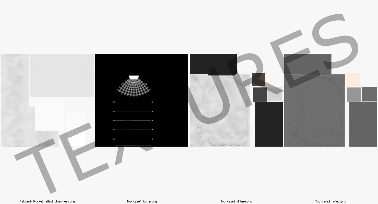 Spaceship Payload Capsule 3D model_12