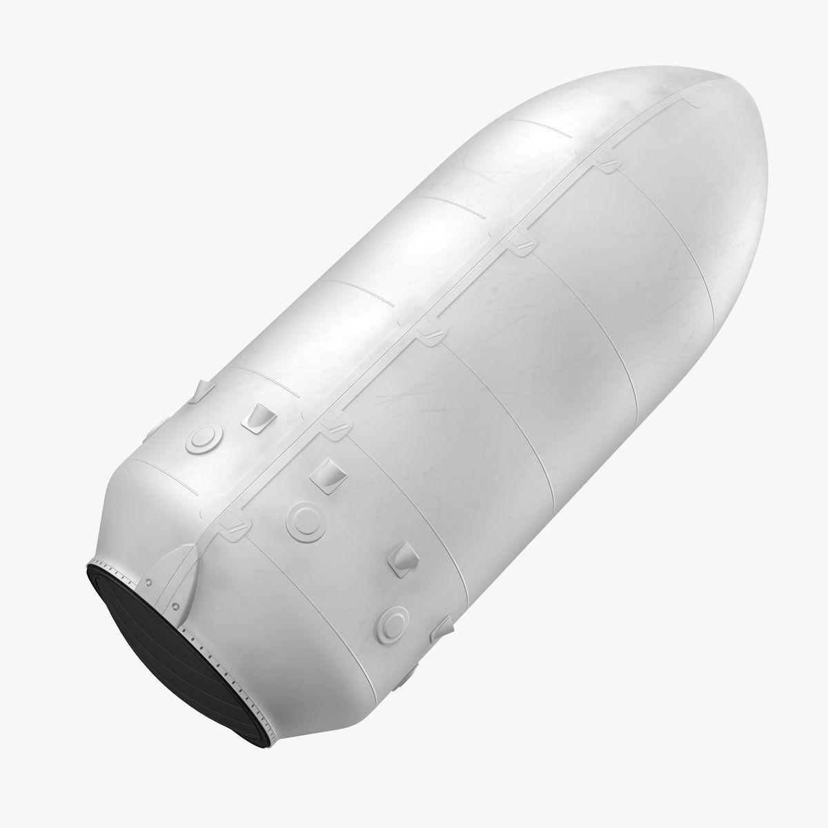 Spaceship Payload Capsule 3D model_1