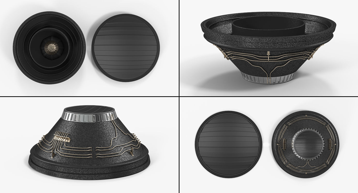 Spaceship Payload Capsule 3D model_8