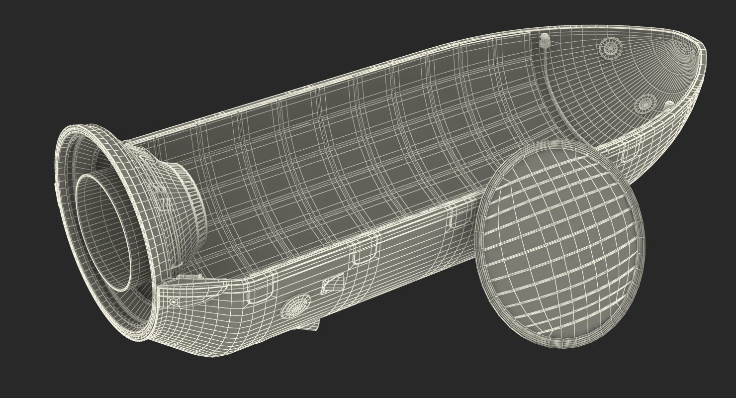 Spaceship Payload Capsule 3D model_14