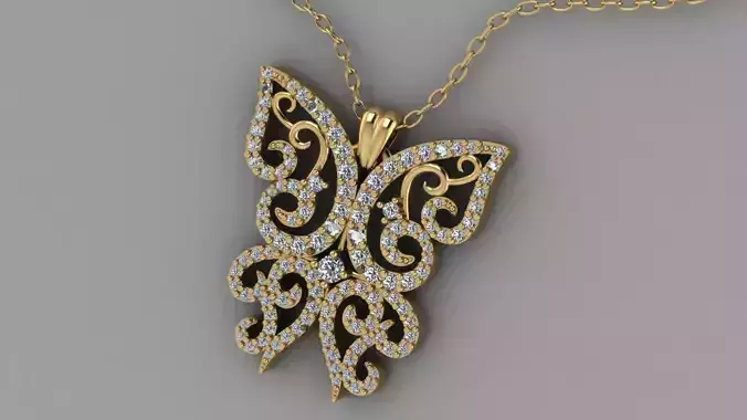 butterfly pendant