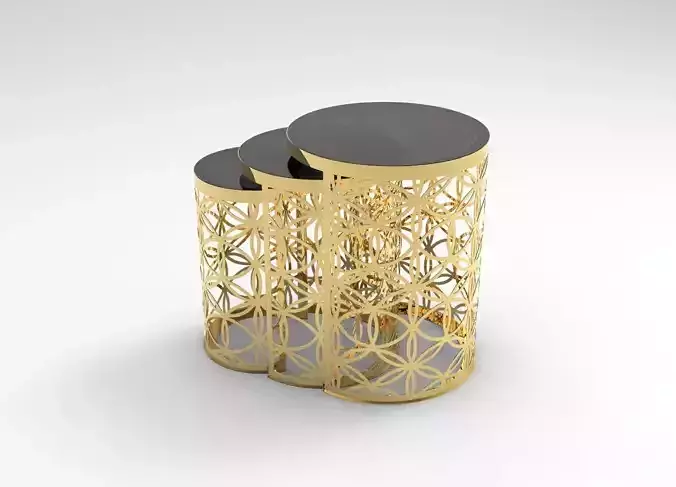 Metal Round Table 04