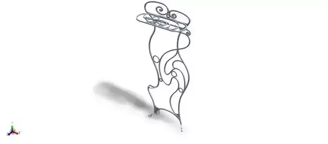 Hallsdtand with umbrella support